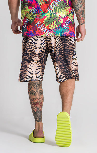 Multicolor Amazonia Loose Shorts