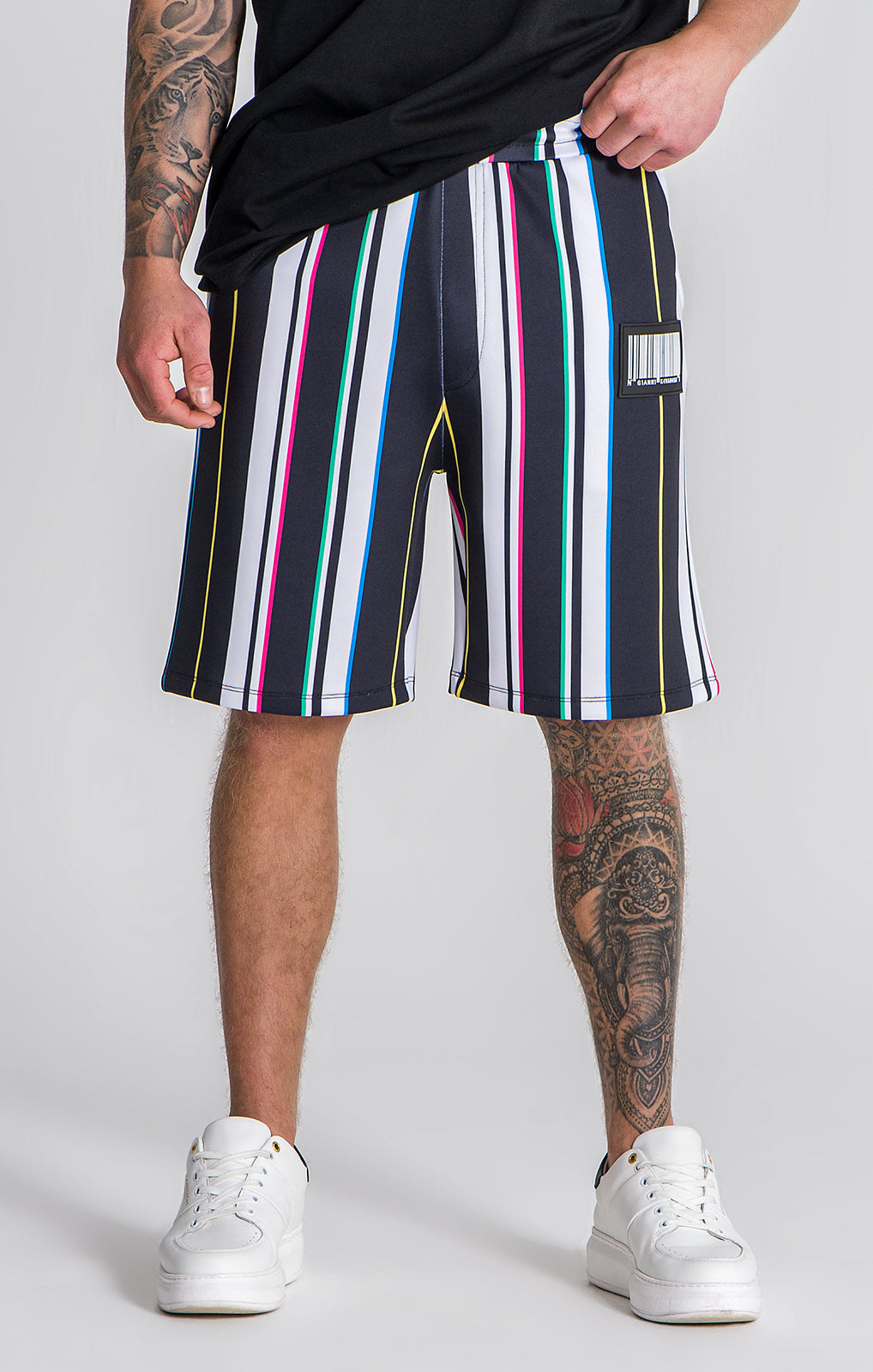 Multicolor Barcode 2.0 Shorts