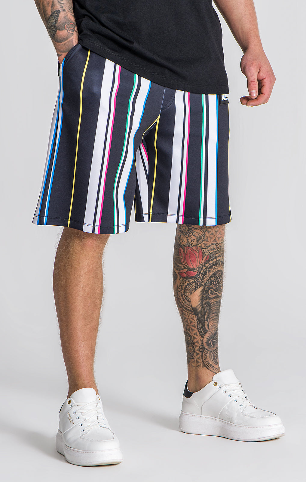 Multicolor Barcode 2.0 Shorts