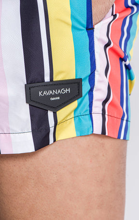 Multicolor California Sunrise Swimshorts