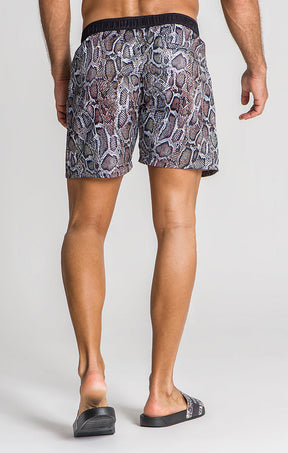Multicolor Fighter Swimshorts