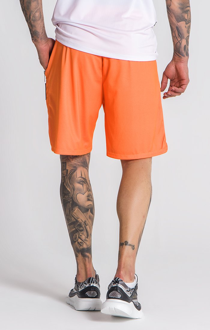Neon orange hot sale shorts