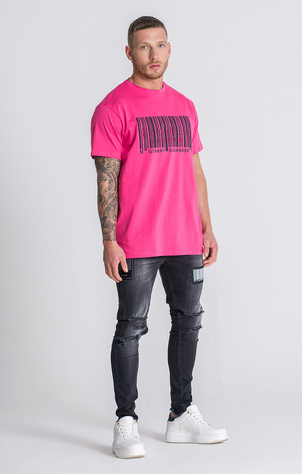 Pink Barcode 2.0 Tee