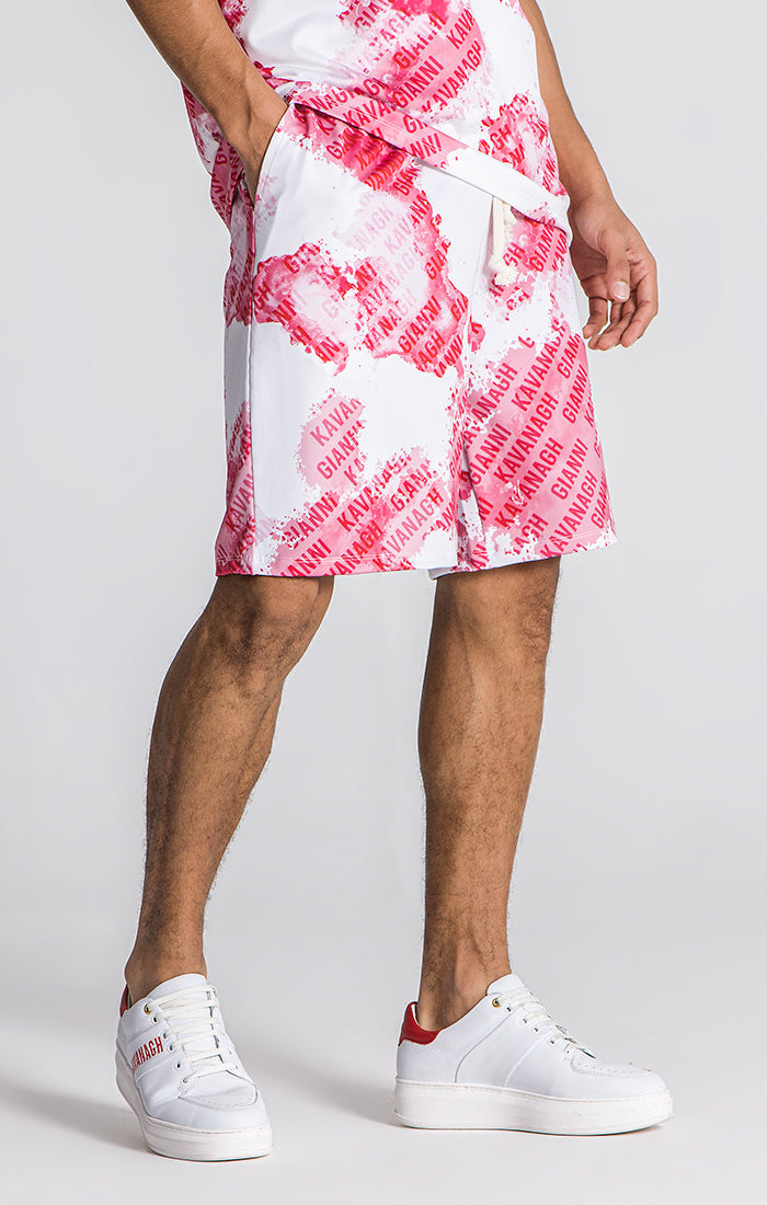 Pink Lotus Shorts