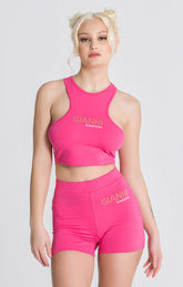 Pink Signs Crop Top
