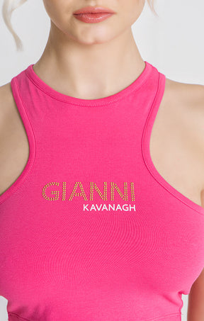 Pink Signs Crop Top