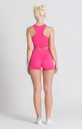 Pink Signs Crop Top