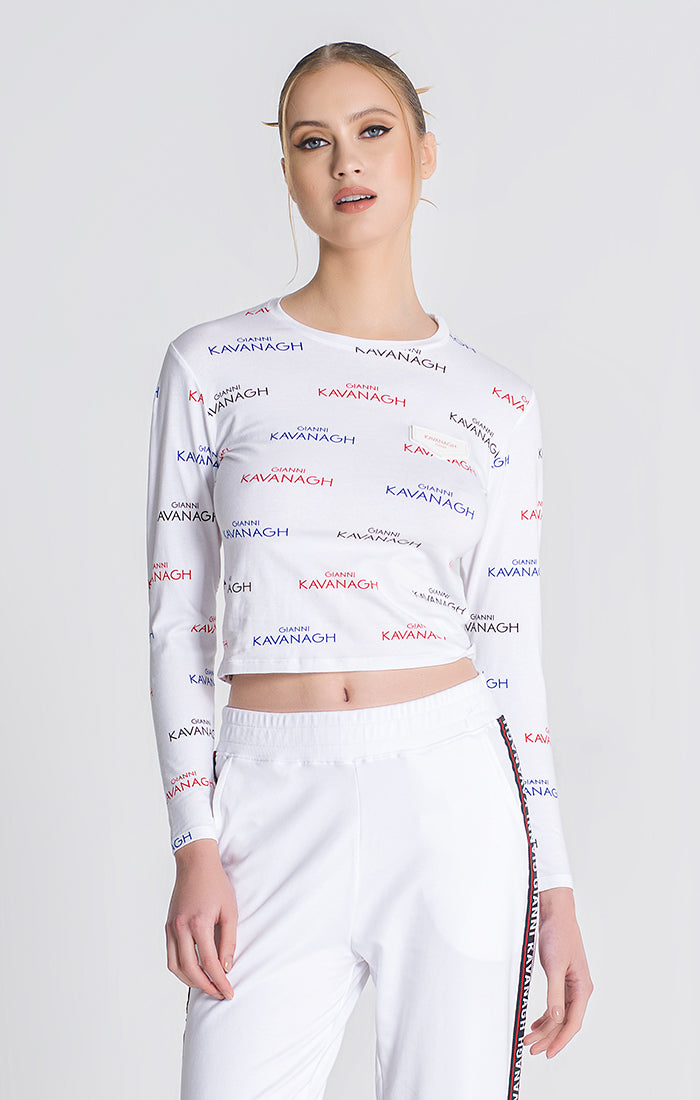 White Attitude Longsleeve Tee