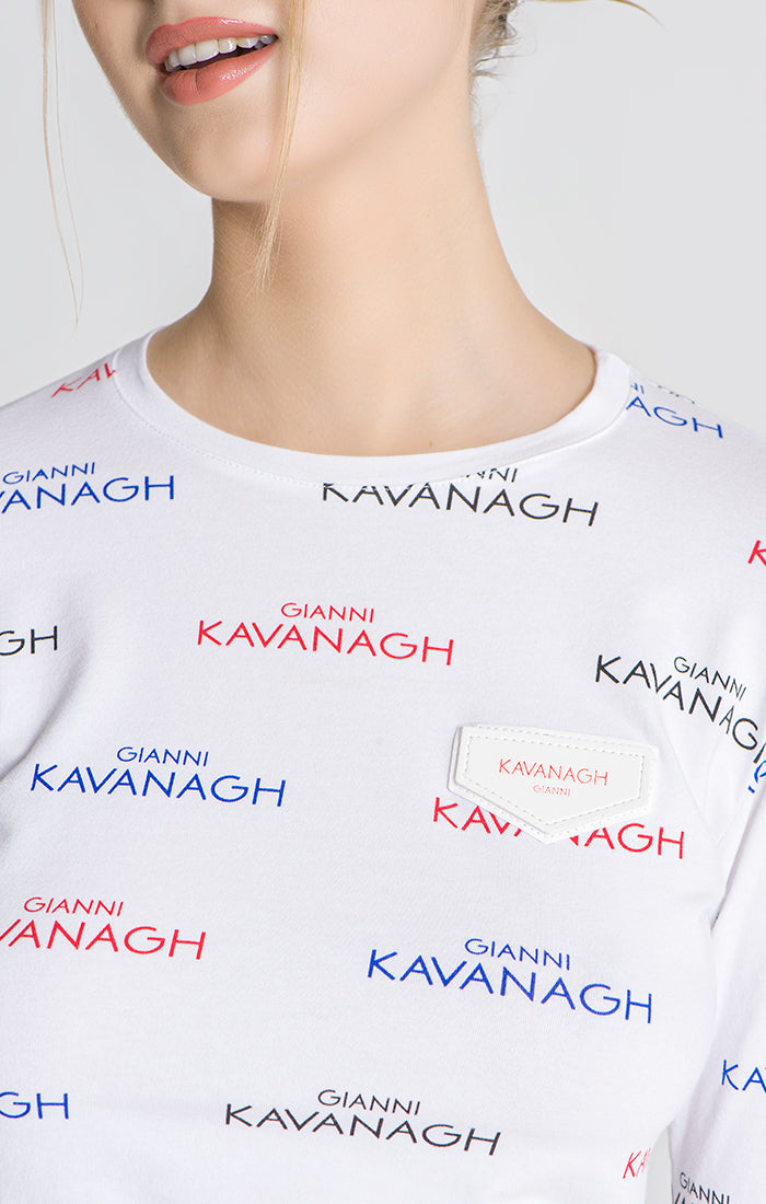 White Attitude Longsleeve Tee