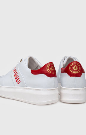 White Blood Devotion Sneakers