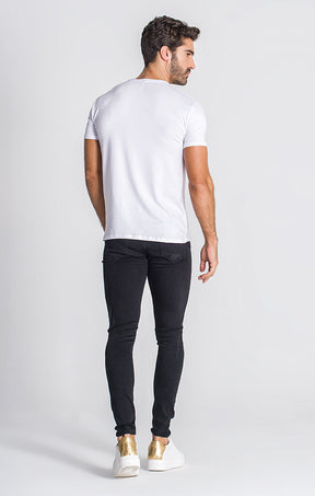 White Essential Maxi Slim Tee