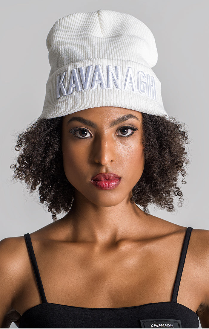 White Kavanagh Beanie