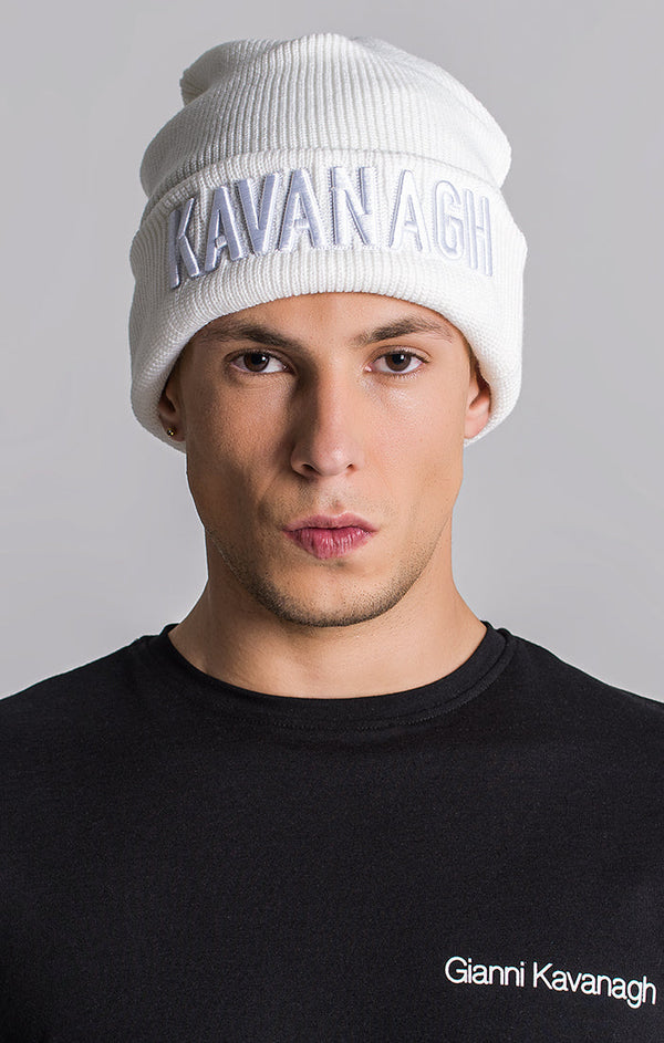 White Kavanagh Beanie