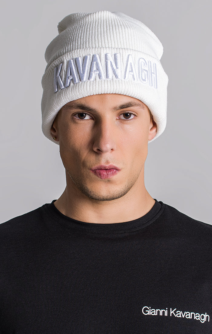 White Kavanagh Beanie