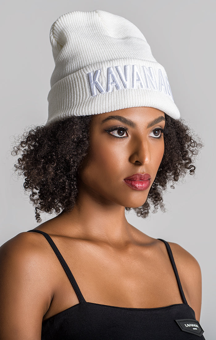 White Kavanagh Beanie
