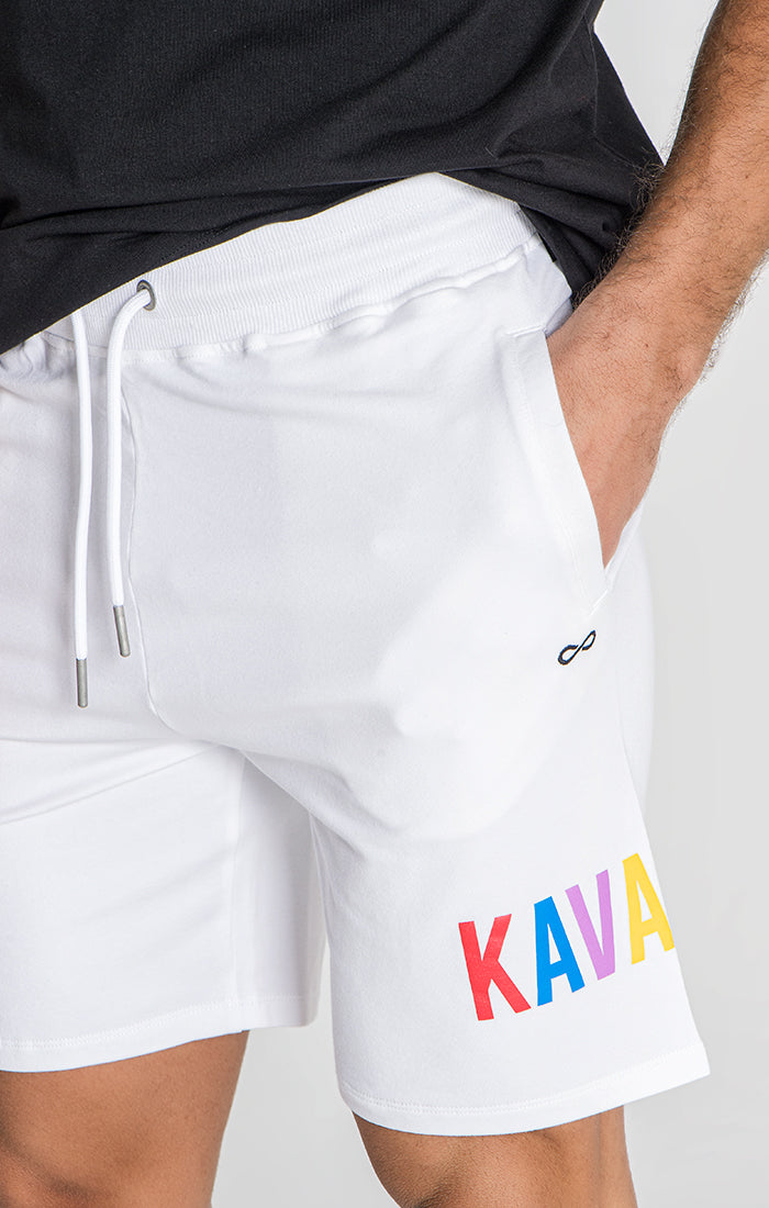 White Signs Shorts