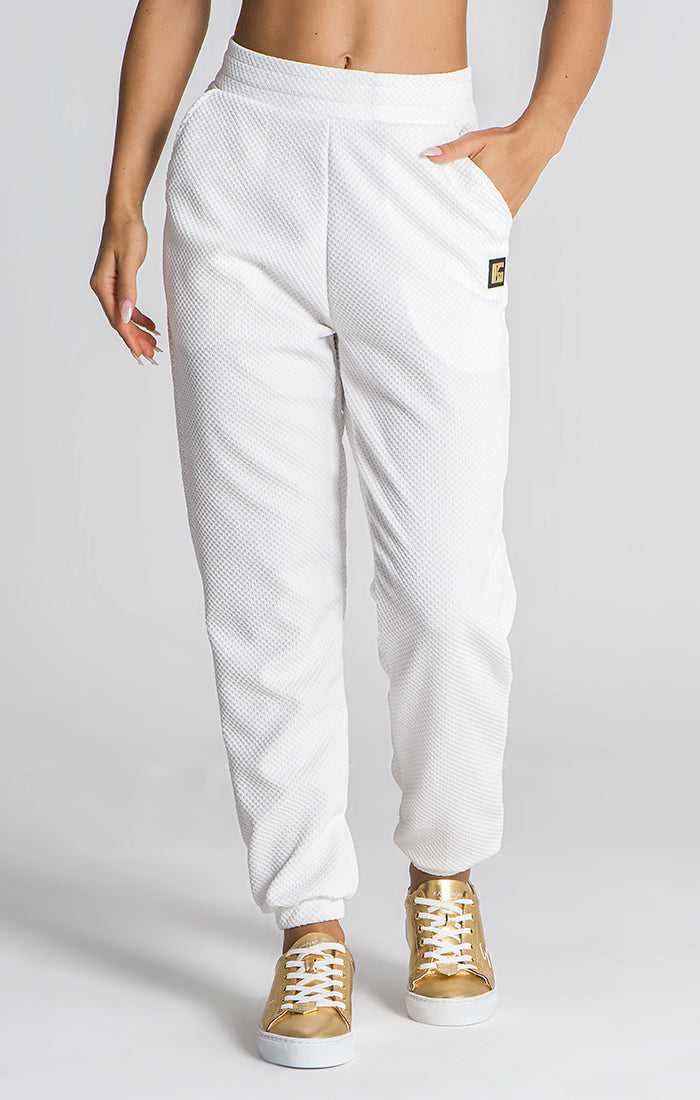 White Spotlight Joggers