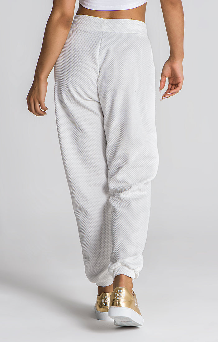White Spotlight Joggers