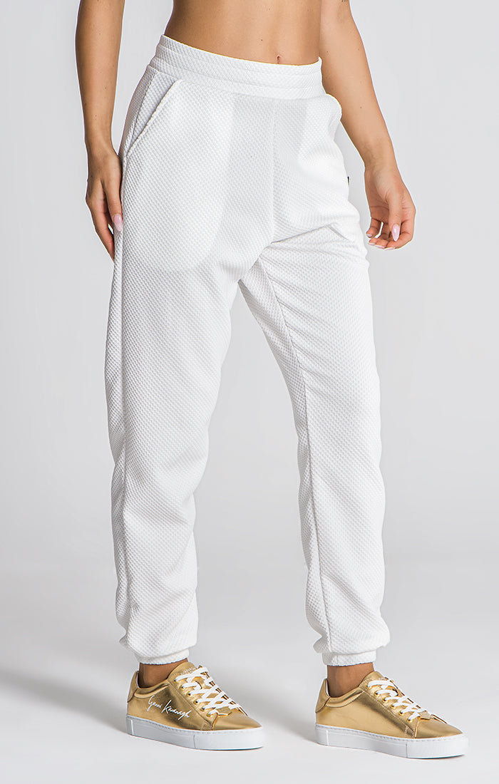 White Spotlight Joggers