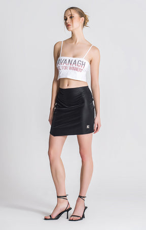 White Under Crop Top